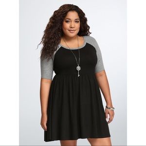 Raglan Baseball T-Shirt Inspired Dress